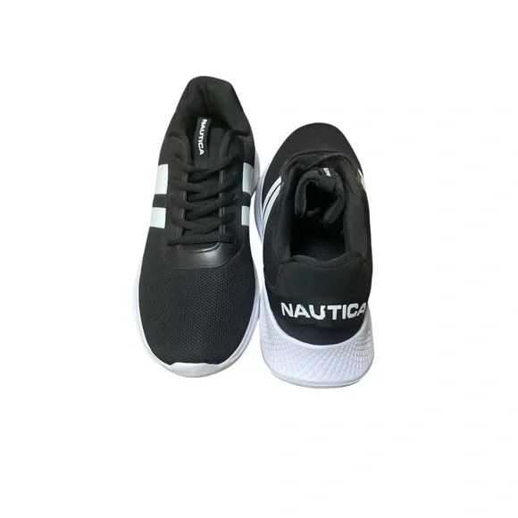 Nautica Black and White Athletic Shoes - Picture 3 of 5